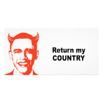 Return my country photo card template