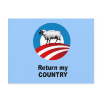 Return my country postcard