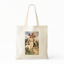 Return of Spring (Le Printemps) by Bouguereau Canvas Bag