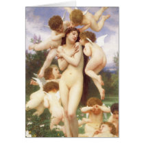 Return of Spring (Le Printemps) by Bouguereau Cards