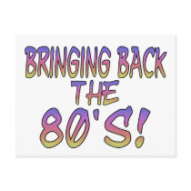 Return Of The 80's Post Cards