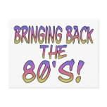 Return Of The 80's postcards
