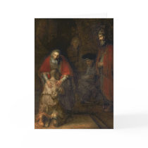 Return of the Prodigal Son, c.1668-69 Card