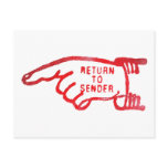 Return To Sender postcards
