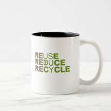 Reuse Reduce Recycle T-shirt Mug