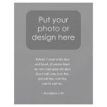 REVELATIONS 3:20 Bible Verse flyers