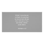 REVELATIONS 3:20 Bible Verse photo cards