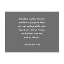 REVELATIONS 3:20 Bible Verse