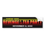 Revenge of the Tea Party bumper stickers