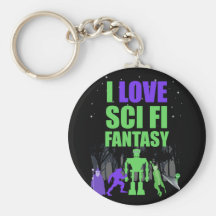 Revenge on May 6th - I love sci fi fantasy key Keychains