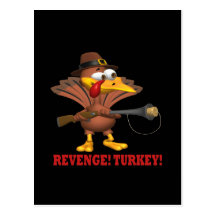Revenge Turkey Postcard