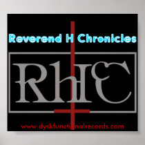 Reverend H Chronicles anti god Poster
