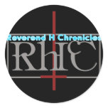 Reverend H Chronicles anti god stickers