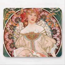 Reverie Alphonse Mucha Mousepads