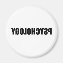 Reverse Psychology Refrigerator Magnet