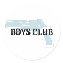 revo, BOYS CLUB Round Stickers
