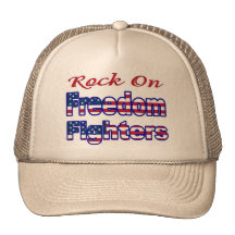 REVOLT against SOCIALISM FREEDOM FIGHTERS Hats