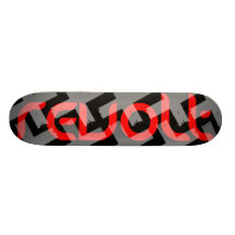 Revolt Clear Tape Custom Skateboard