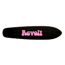 Revolt - Pink on Black Skateboards