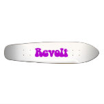 Revolt - Purple on White skateboards