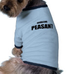 revoltingpeasantblktxt pet clothing