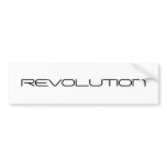 REVOLUTION BUMPER STICKER