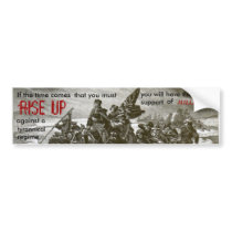 Revolution is my name bumper sticker
