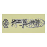 Revolutionary War Cannon Rack Card rack cards