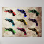 Revolver Pop Art Print
