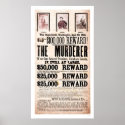 Reward Poster for Lincoln's Assassination 1865 posters