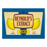 Reynold's Extract Lemon Extract Movie Mike Judge Greeting Card