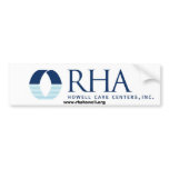 RHA Howell Care Centres Bumper Sticker bumper stickers