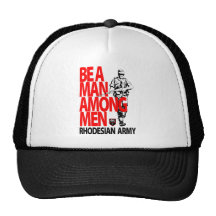 Rhdesian Army Recruiting Poster Hats