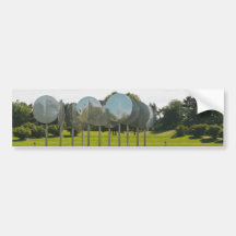 Rheinaue Park in Bonn Bumper Sticker