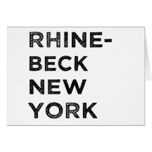 RHINEBECK NEW YORK GREETING CARDS