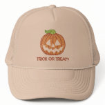 Rhinestone Pumpkin Trick or Treat hats