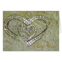 Rhinestones and Lace Cards