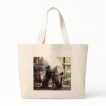 Rhino and Baby Canvas Bag