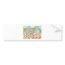 Rhino Family Picnic Bumper Sticker