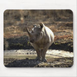 Rhino, front view mousepad