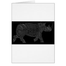 Rhino Greeting Cards
