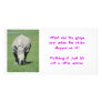 Rhino Humor Personalised Photo Card