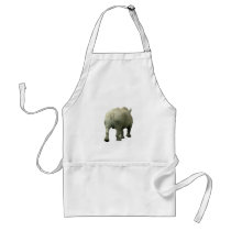 Rhino walking away apron