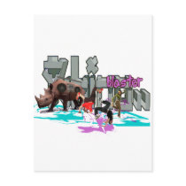rhinoblaster post cards