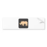 Rhinoceros Icon Bumper Sticker