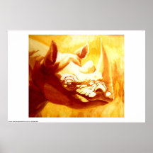 Rhinoceros Print