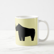 Rhinoceroses  Rhino Coffee Mugs