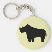 Rhinoceroses  Rhino Key Chain