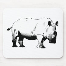 Rhinos Rock Mouse Pads