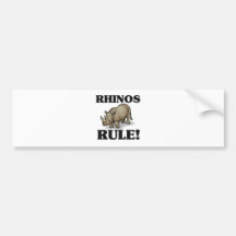RHINOS Rule! Bumper Sticker